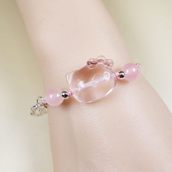 Brand New Hello Kitty Pink Lucky Bracelet - Picture 2 of 6
